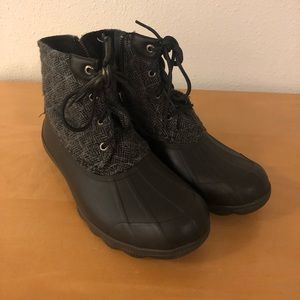 Sperry black snow boot